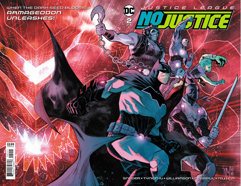 Justice League: No Justice #2 cover by Francis Manapul